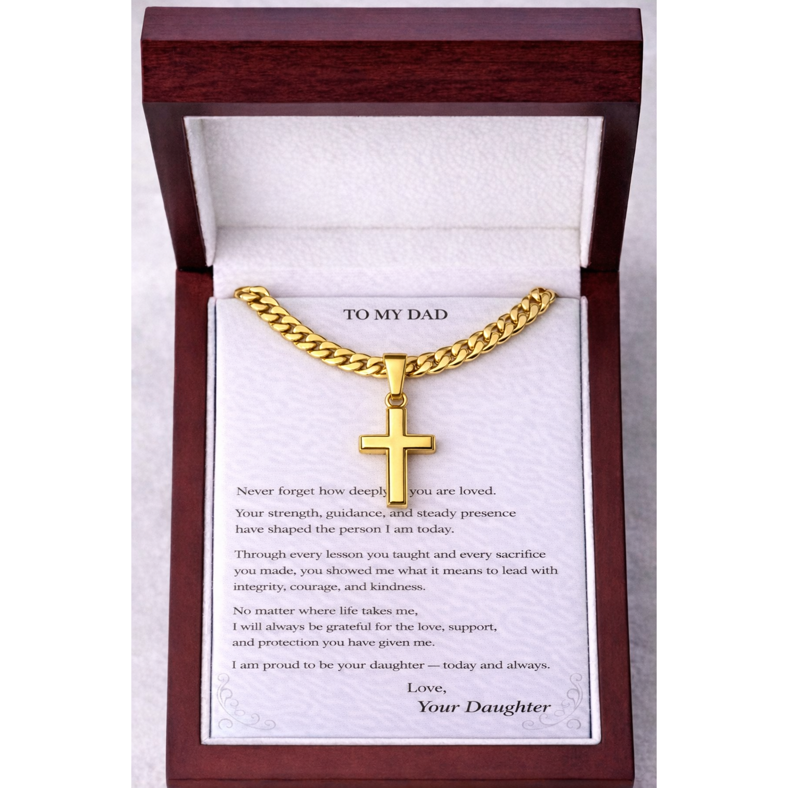 Artisan-Crafted Cross Pendant &  Necklace