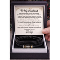 Men's Love You Forever Engraved Bracelet