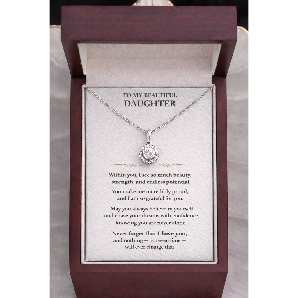 Eternal Hope Cushion Cut Necklace