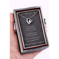 Forever Love Necklace with Preserved Rose Reveal Box
