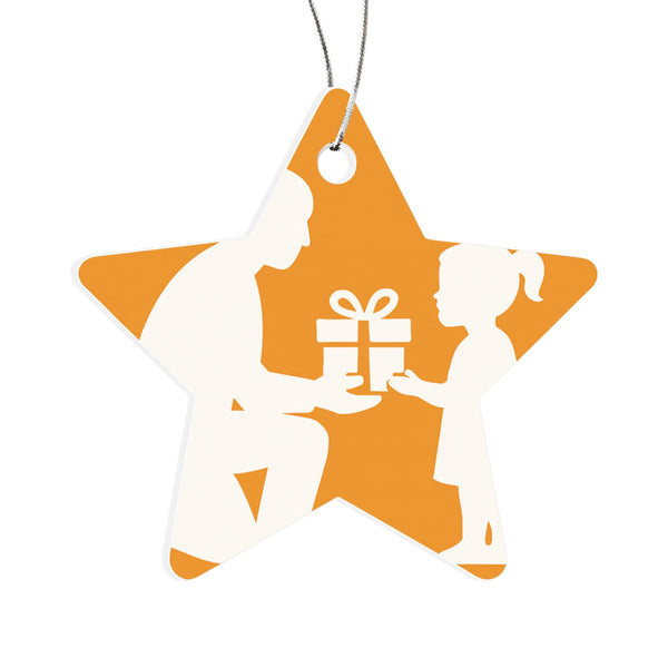 Acrylic Star Ornament Sparkling Holiday Decor - Acrylic Star Ornament - Acrylic Ornament