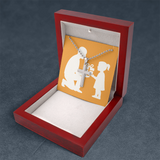 Artisan-Crafted Stainless Steel Cross Necklace with Ball Chain - Jewelry