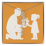 Custom Flower Name Necklace - Jewelry