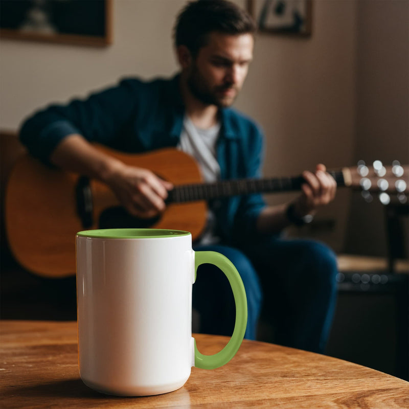 Custom-Made Ceramic Mug with Comfortable Handle - Drinkware