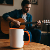 Custom-Made Ceramic Mug with Comfortable Handle - Drinkware