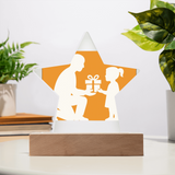 Custom Star Acrylic Plaque Decorative LED Gift - Jewelry