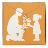 Custom Vertical Name Necklace - Jewelry