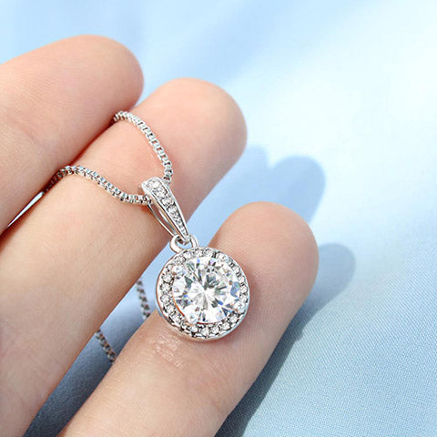 Eternal Hope Cushion Cut Necklace - Jewelry