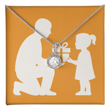 Eternal Hope Cushion Cut Necklace - Two Tone Box - Jewelry