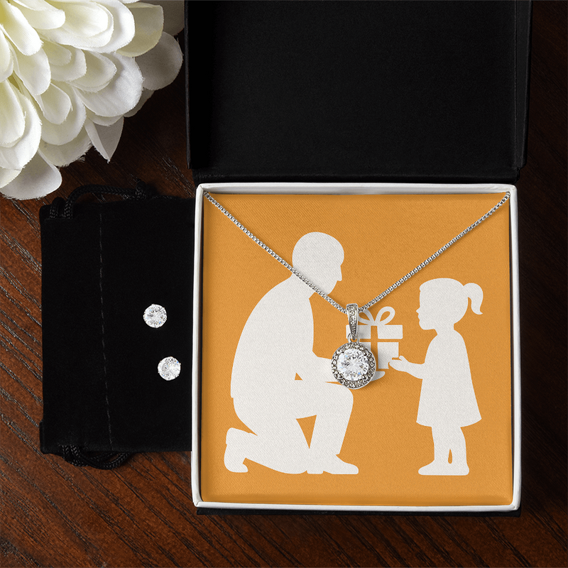 Eternal Hope Necklace & Earring Set - Jewelry