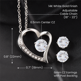 Forever Love Necklace & Earring Gift Set - Jewelry