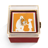 Forever Love Necklace in Luxury Rose Keepsake Box - 18K Yellow Gold Finish - Jewelry