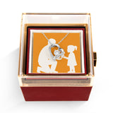 Forever Love Necklace in Luxury Rose Keepsake Box - White Gold Finish - Jewelry