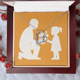 Forever Love Necklace with Sparkling Heart Pendant - Jewelry