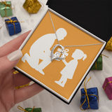 Forever Love Necklace with Sparkling Heart Pendant - Jewelry