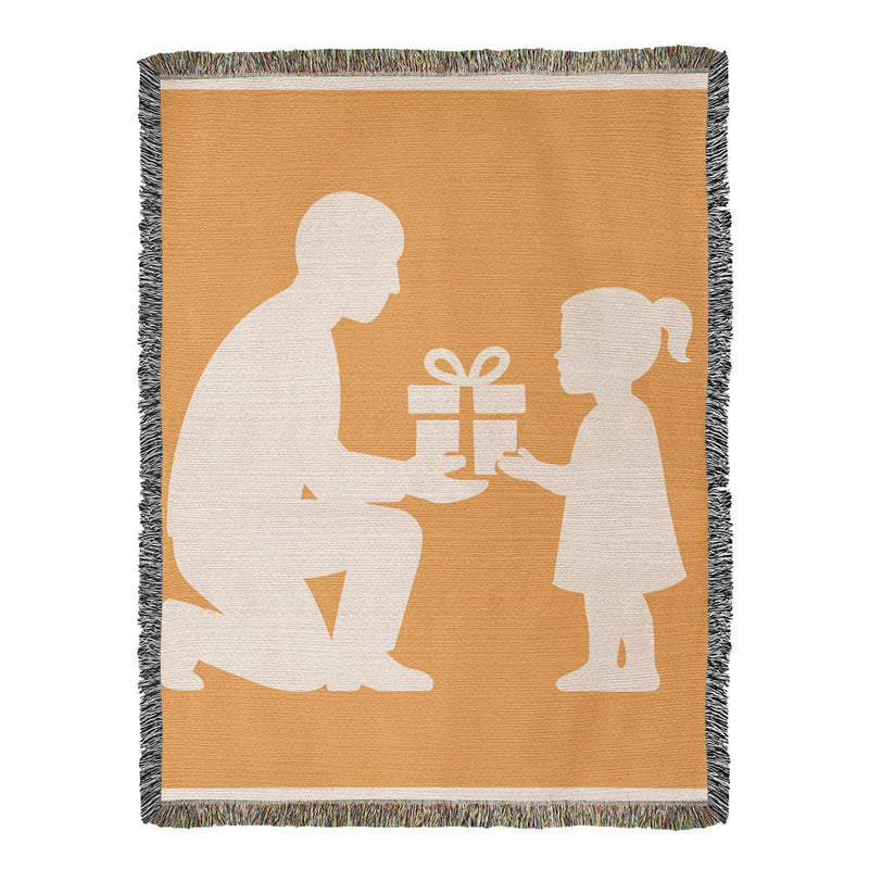 Handcrafted Woven Artwork Blanket - 60’’ x 80’’ - Blanket