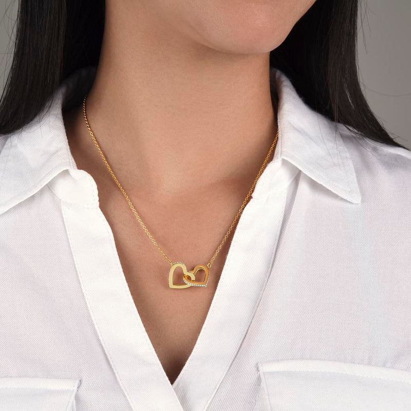 Interlocking Hearts Necklace - Jewelry