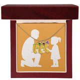 Personalized Baby Feet Birthstone Necklace for Moms & Grandmas - Jewelry