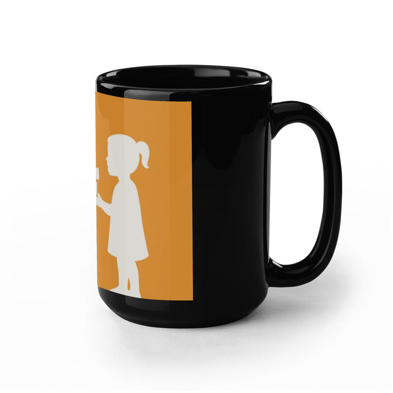 Personalized Ceramic Mug Elegant & Durable - 15 oz. - Drinkware