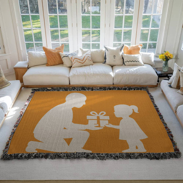 Personalized Photo Woven Blanket - 80’’ x 60’’ - Blanket