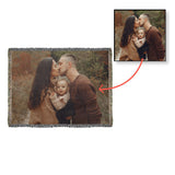 Personalized Photo Woven Blanket - 80’’ x 60’’ - Blanket