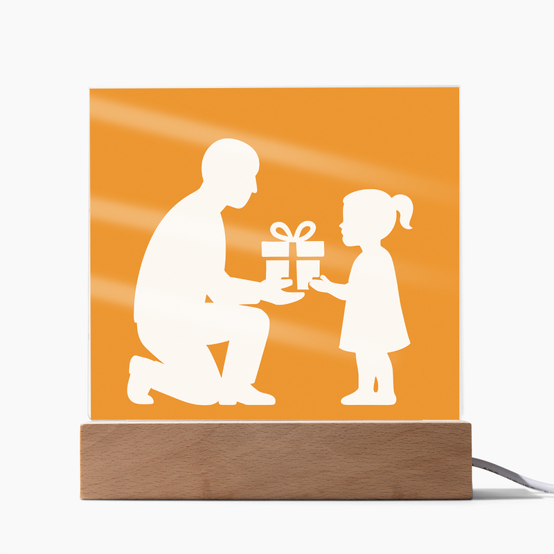 Vibrant LED Acrylic Plaque Home or Gift Display - LED Corded Base - Jewelry