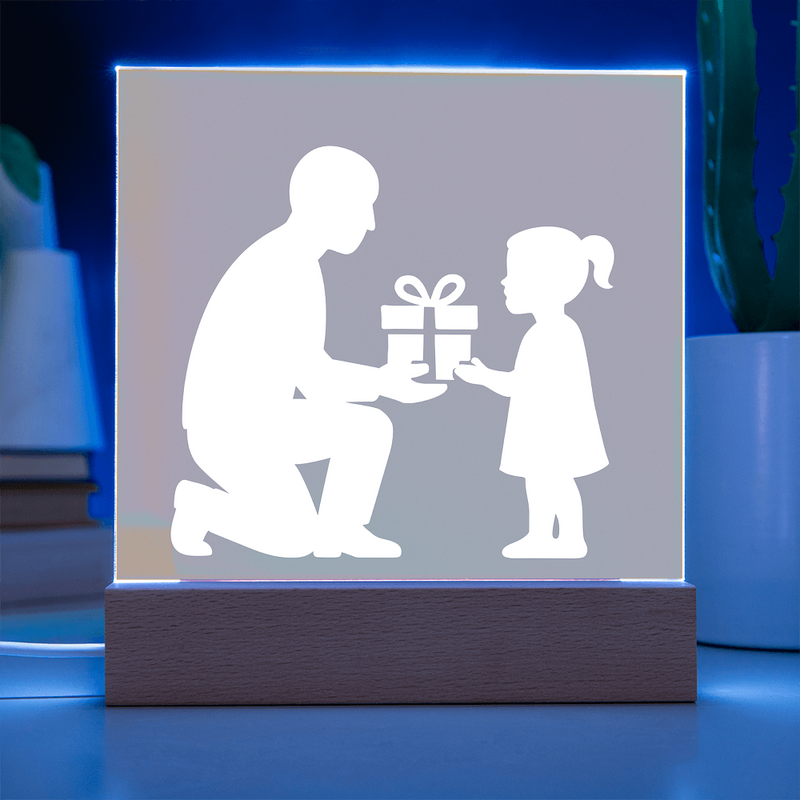 Vibrant LED Acrylic Plaque Home or Gift Display - Jewelry