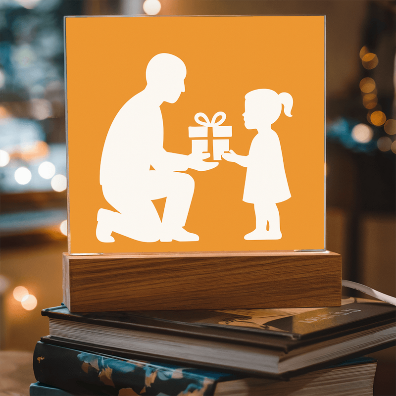 Vibrant LED Acrylic Plaque Home or Gift Display - Jewelry