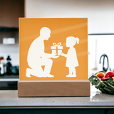 Vibrant LED Acrylic Plaque Home or Gift Display - Jewelry