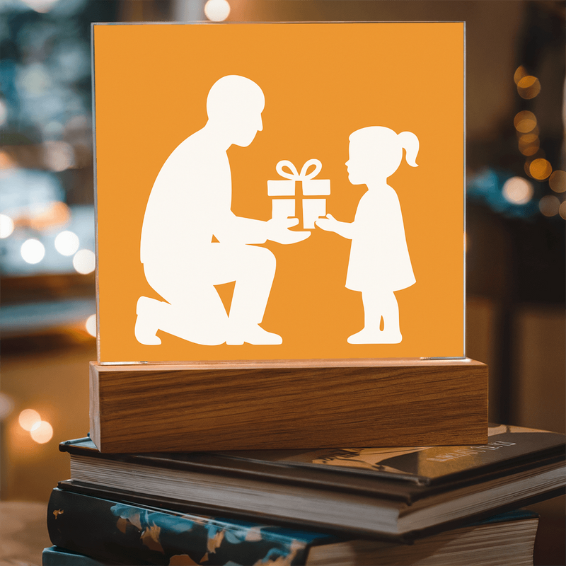 Vibrant LED Acrylic Plaque Home or Gift Display - Jewelry