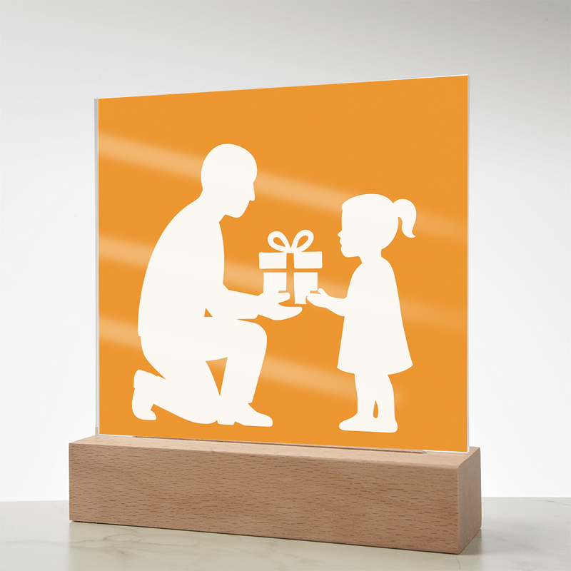 Vibrant LED Acrylic Plaque Home or Gift Display - Jewelry