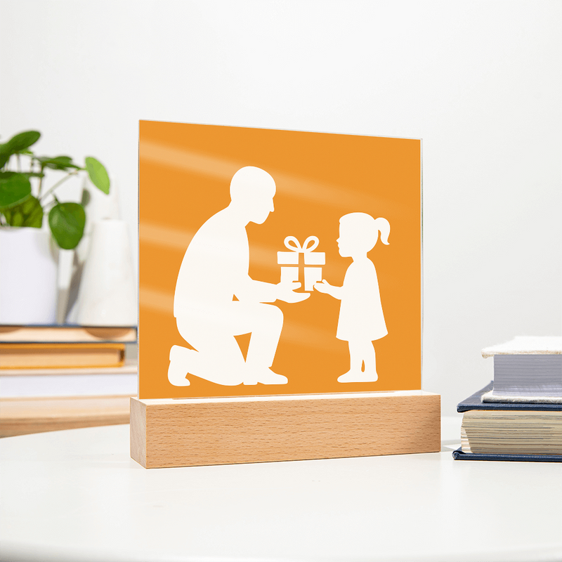 Vibrant LED Acrylic Plaque Home or Gift Display - Jewelry