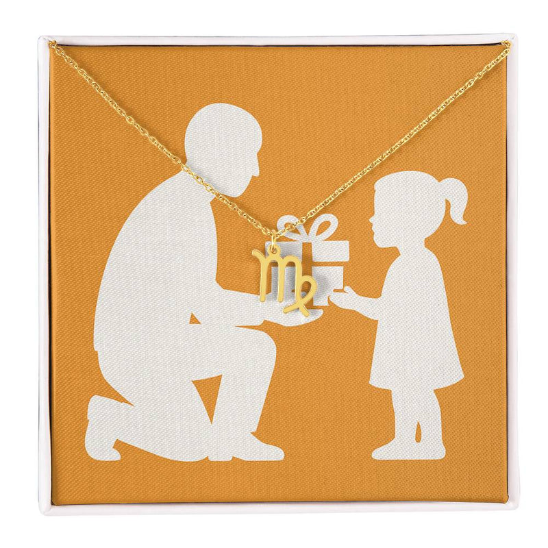 Zodiac Name Necklace Personalized Astrology Jewelry - Jewelry